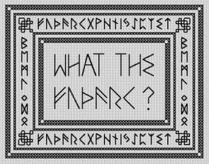 What the Futhark Stitch View
